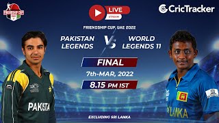 Friendship Cup Final LIVE: World Legends 11 v Pakistan Legends Live Stream | Live Cricket Streaming