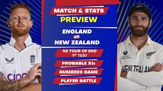 England vs New Zealand, 1st Test, Predicted Playing XIs & Stats Preview