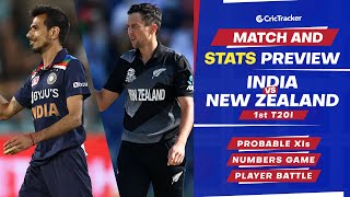 India vs New Zealand 1st T20I Match - Predicted Playing XIs & Stats Preview