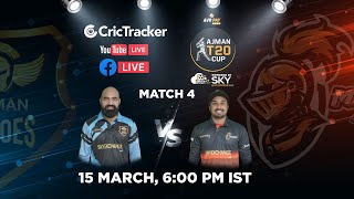 Ajman T20 LIVE: Match 4 - Ajman Heroes vs Maratha Arabians | Live Cricket Streaming