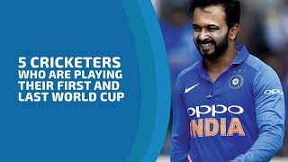 Five Cricketers who are playing their first & last World Cup