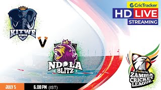Zambia T10 League Live Streaming, Match 8, Kitwe Kings vs Ndola Blitz