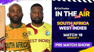 T20 World Cup Match 18 Cricket Live - #SAvWI Pre Match Analysis #T20WC