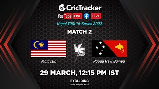 Nepal Tri Series LIVE: Match 2 Malaysia vs Papua New Guinea Live Stream | Live Cricket Streaming