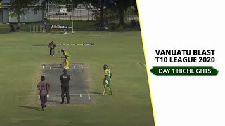 Vanuatu Blast T10 League 2020: Day 1 – Round Up