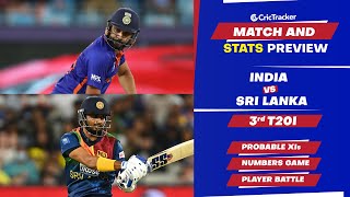 India vs Sri Lanka - 3rd T20I, Predicted Playing XIs & Stats Preview