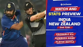 India vs New Zealand 2nd T20I Match - Predicted Playing XIs & Stats Preview