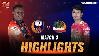Match 3 Highlights - Delhi Bulls vs Bangla Tigers, Abu Dhabi T10 leauge 2021