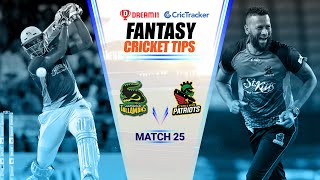 CPL 2020 Dream11 Tips | Match 25, Jamaica Tallawahs vs St Kitts and Nevis Dream11 | CricTracker
