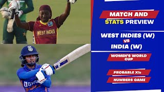 India Women vs West Indies Women - Women's World Cup Match 10, Predicted Playing XIs & Stats Preview