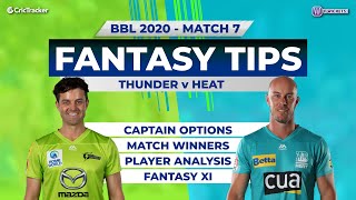 BBL, Seventh Match, 11Wickets Team, Sydney Thunder vs Brisbane Heat, Full Team Analysis