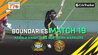 Match 19 Kerala Kings vs Northern Warriors Full Boundary Highlights | Abu Dhabi T10 League Season 2